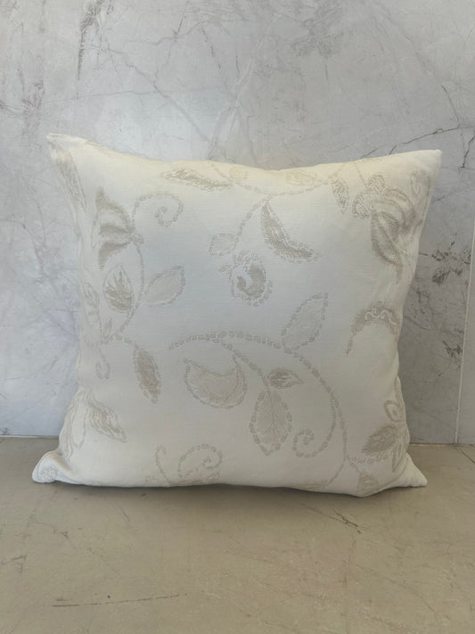 Cream Floral Patterned Scatter Cushion