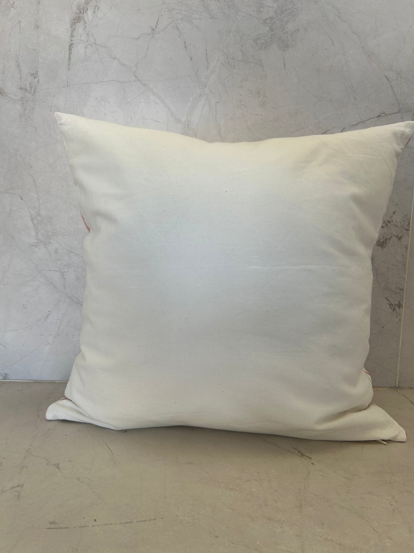 Coral/White Stripe Scatter Cushion