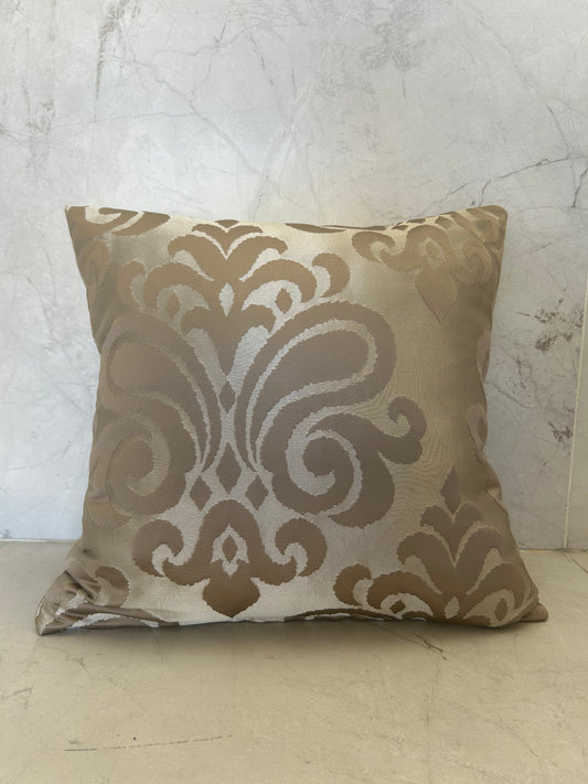 Brown Baroque Patterned Scatter Cushion