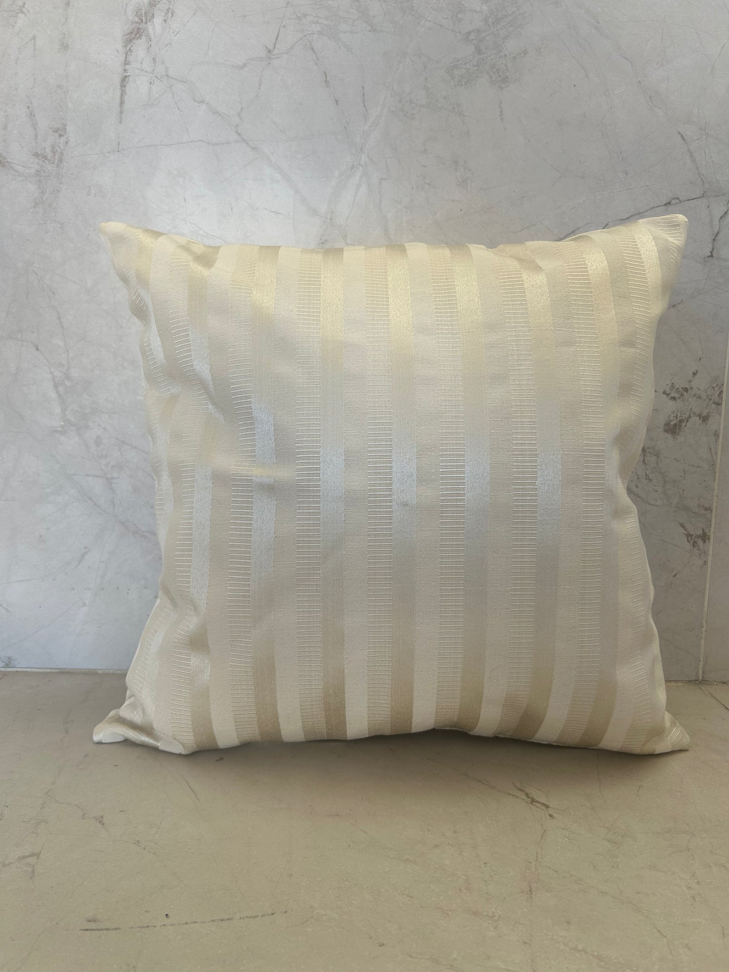 Cream Striped Scatter Cushion