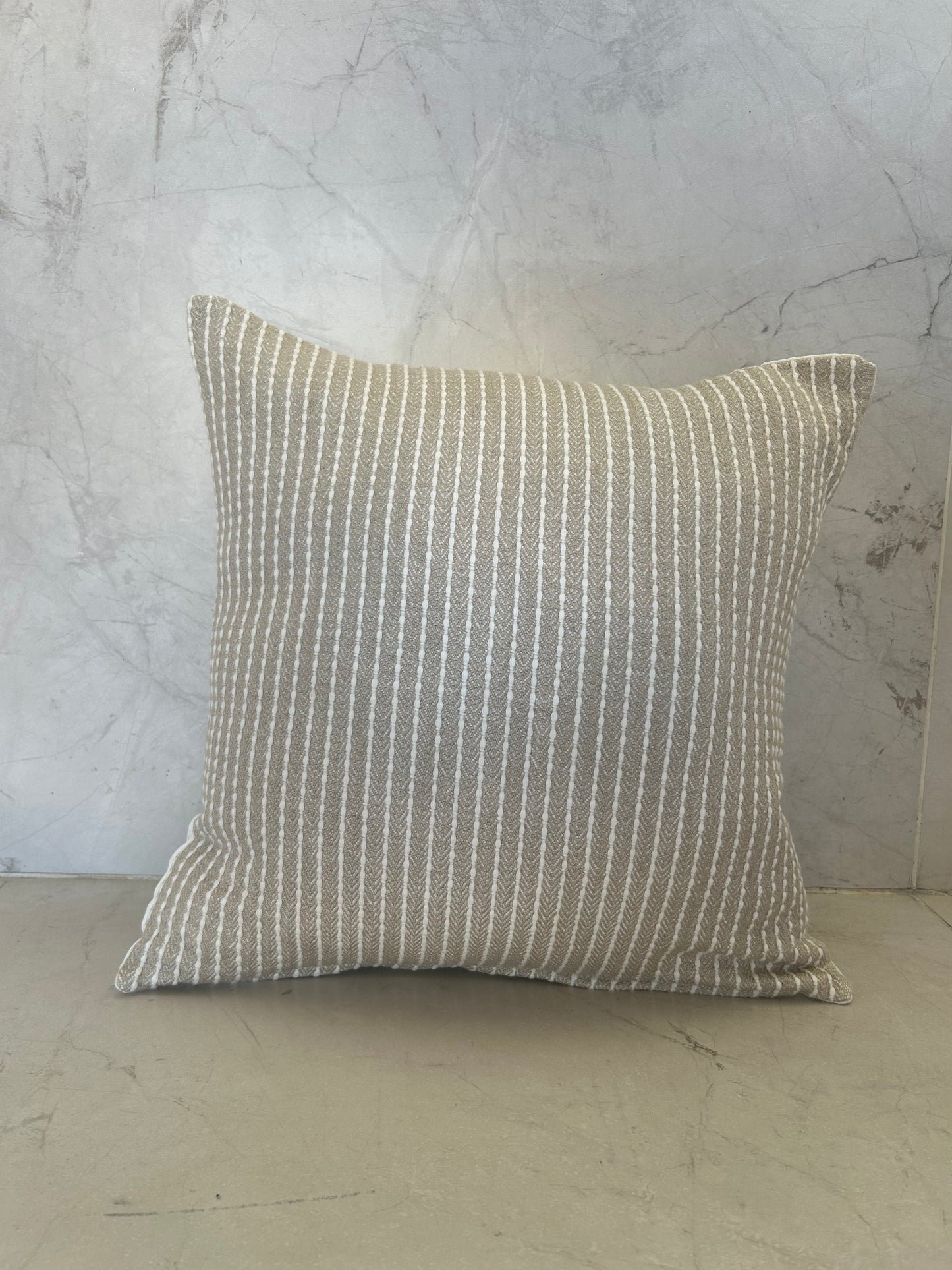 Beige Stripe Scatter Cushion