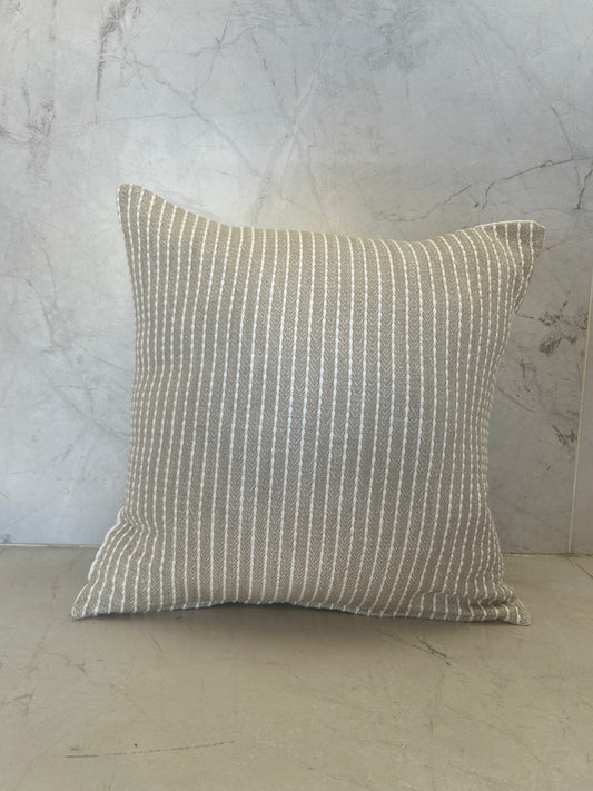 Beige Stripe Scatter Cushion